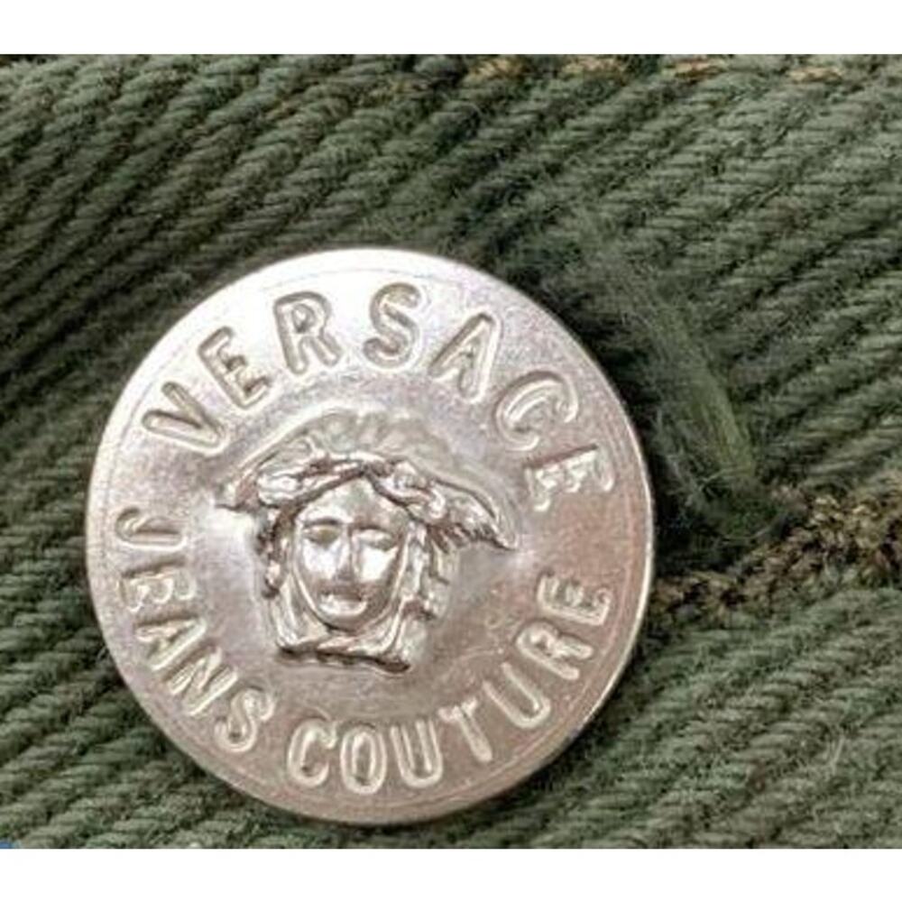 Versace Jeans Couture Green Vintage Denim - Picture 9 of 16